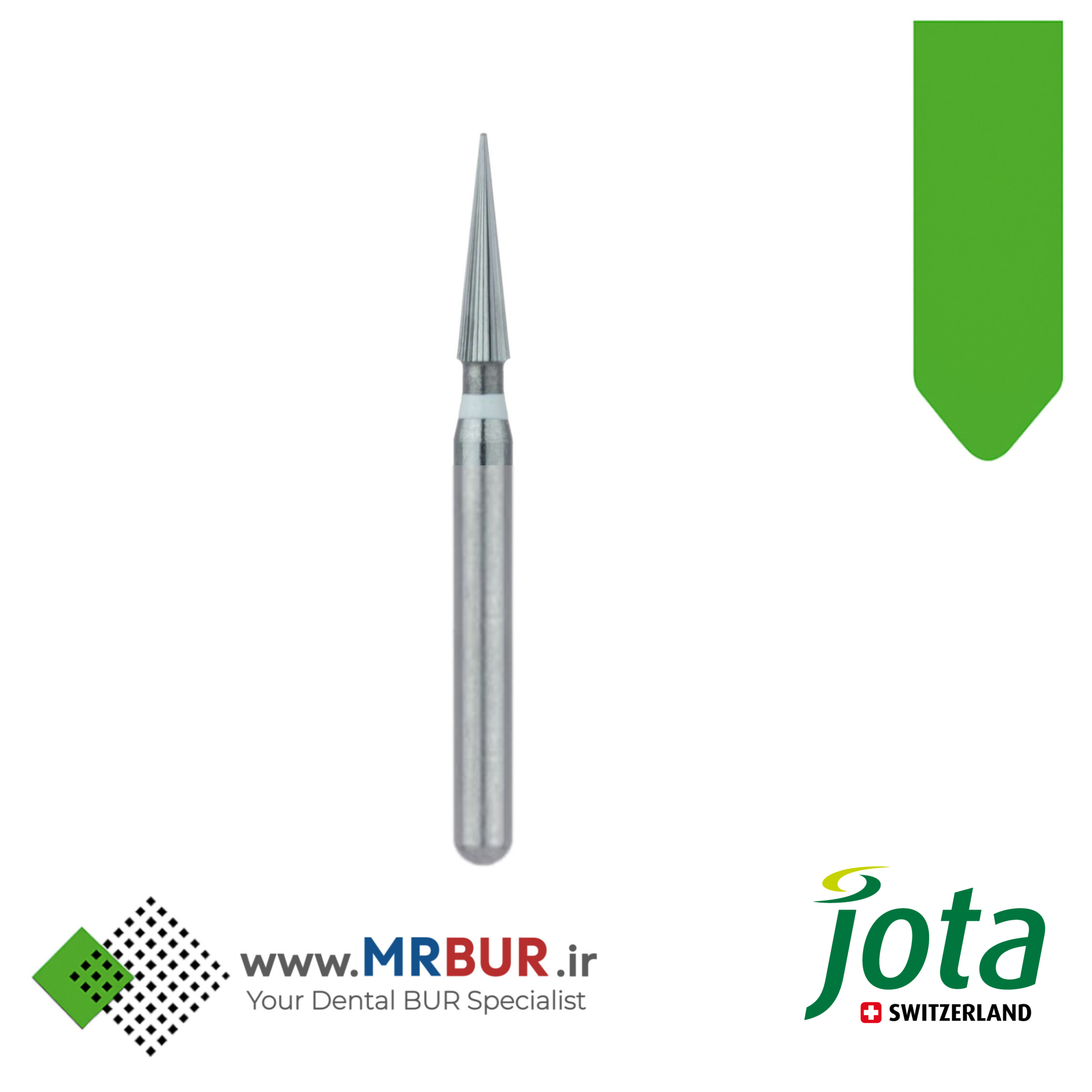 فرز دندانپزشکی کارباید 30 سی پره نیدل کوتاه پرداخت کامپوزیت مخصوص توربین جوتا jota کد C134U FG