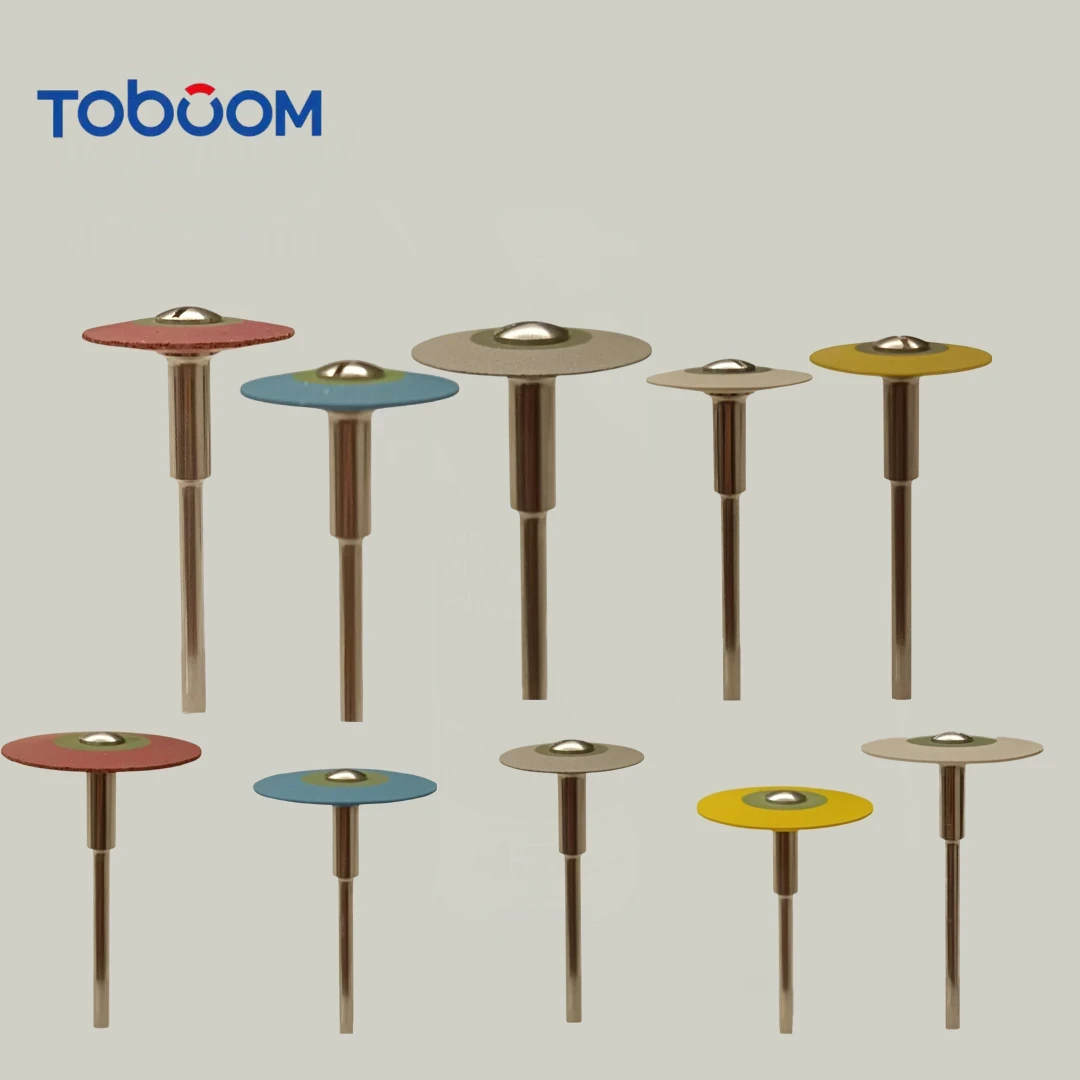 مولت هندپیس لاستیکی _الماسی(مخصوص زیرکونیا و پرسلن ) _Rubber Diamond Polishers TOBOOM