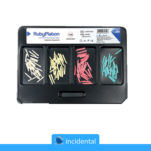 کیت وج چوبی آناتومیک آسورت 100 عددی / Wooden Wedge