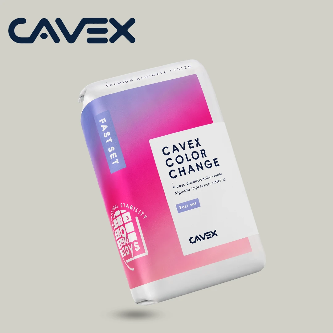 آلژینات هوشمند تغییر رنگ | Cavex ColorChange Alginate
