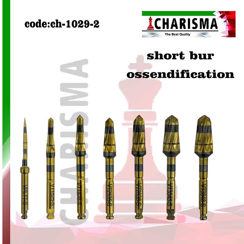 کیت 7عددی فرزهای کوتاه Osseodensification کاریزما CHARISMA کد ch-1029-2