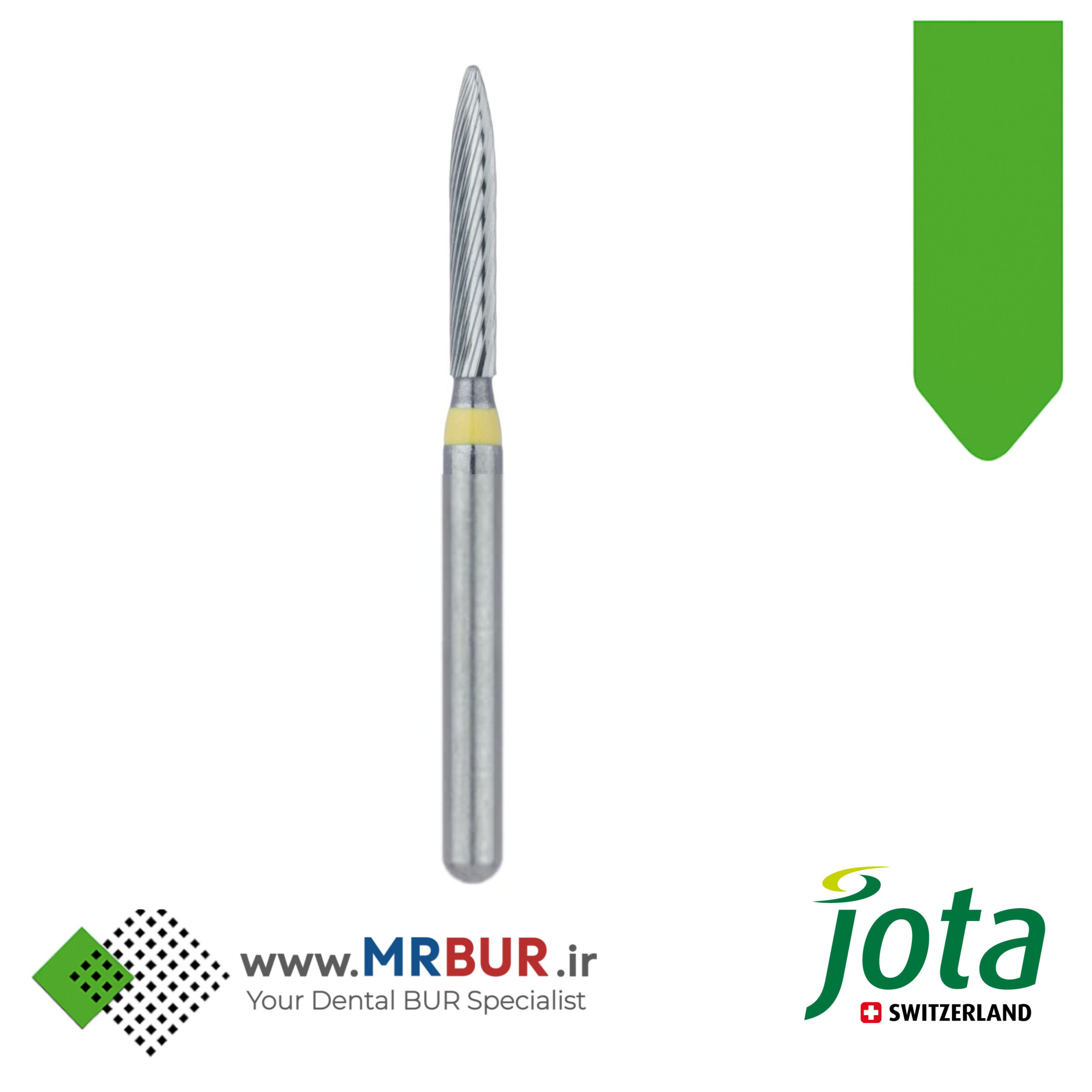 فرز دندانپزشکی کارباید 20 بیست پره فلیم پرداخت کامپوزیت مخصوص توربین جوتا jota کد C48LF FG