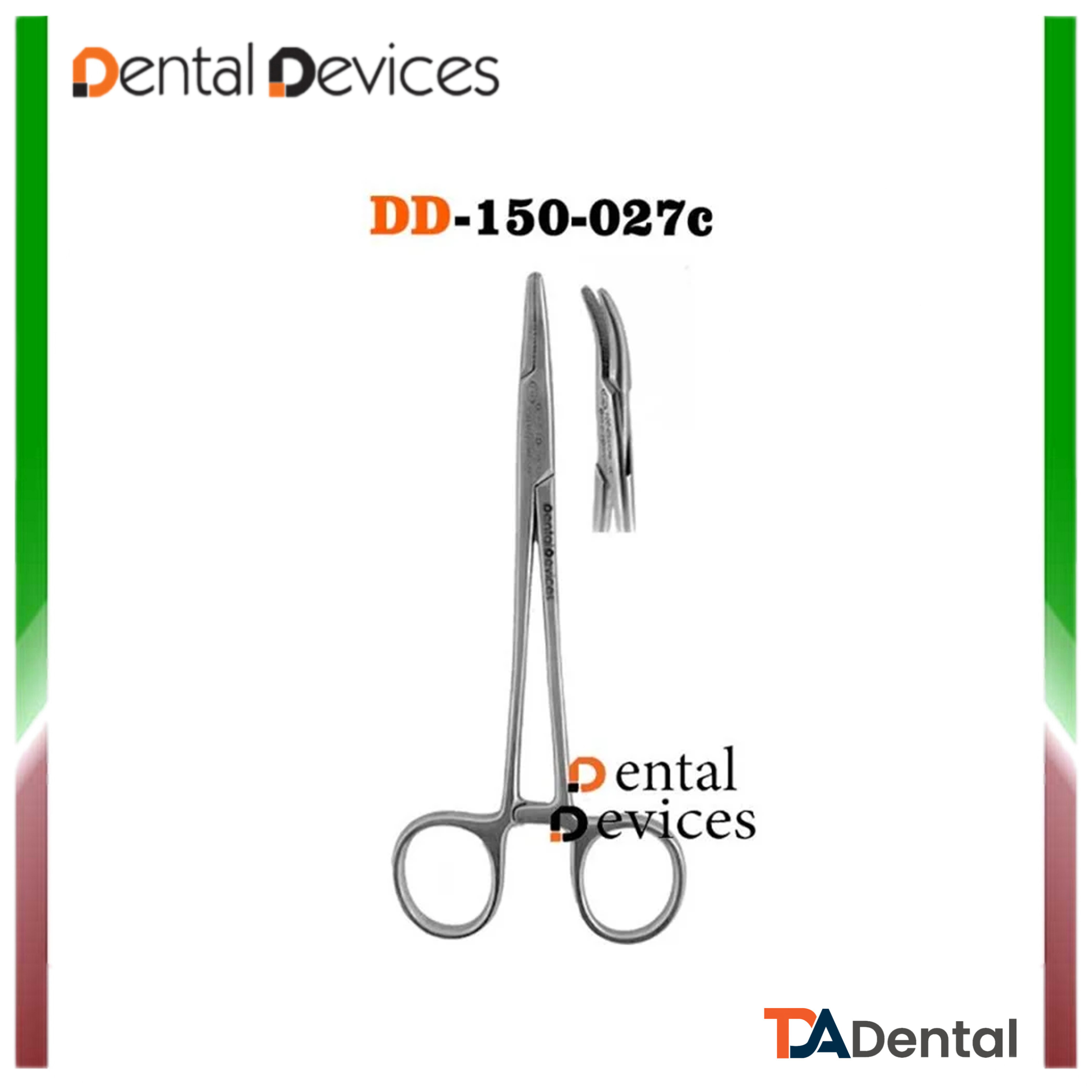 سوزنگیر سرکج14cm دنتال دیوایس Dental Devices کد DD-150-027C