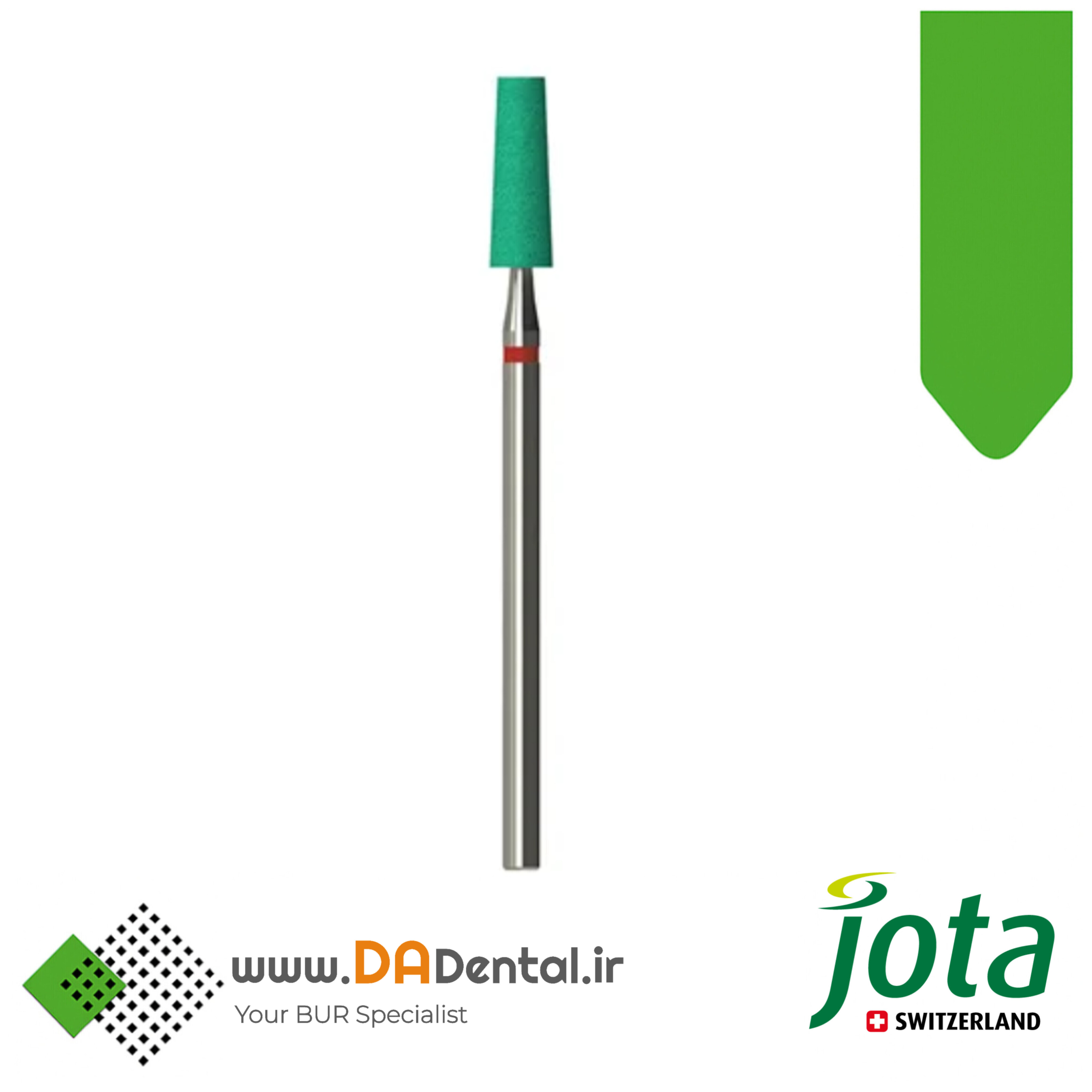 سنگ سبز الماسی تیپر فلت اند مخصوص هندپیس جوتا JOTA کد SD653F.HP