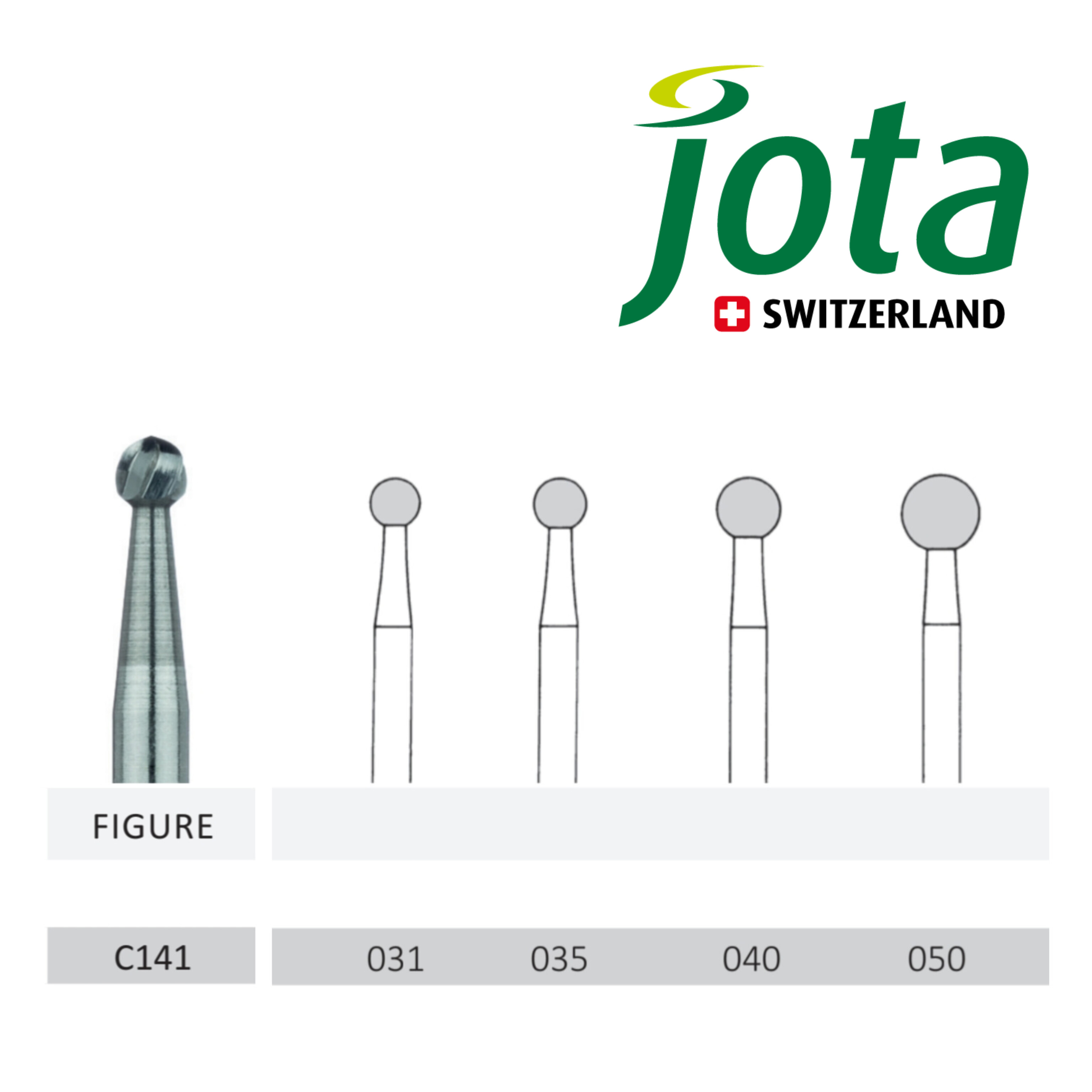 فرز جراحی کارباید 6 پره مخصوص هندپیس جوتا JOTA کد C141