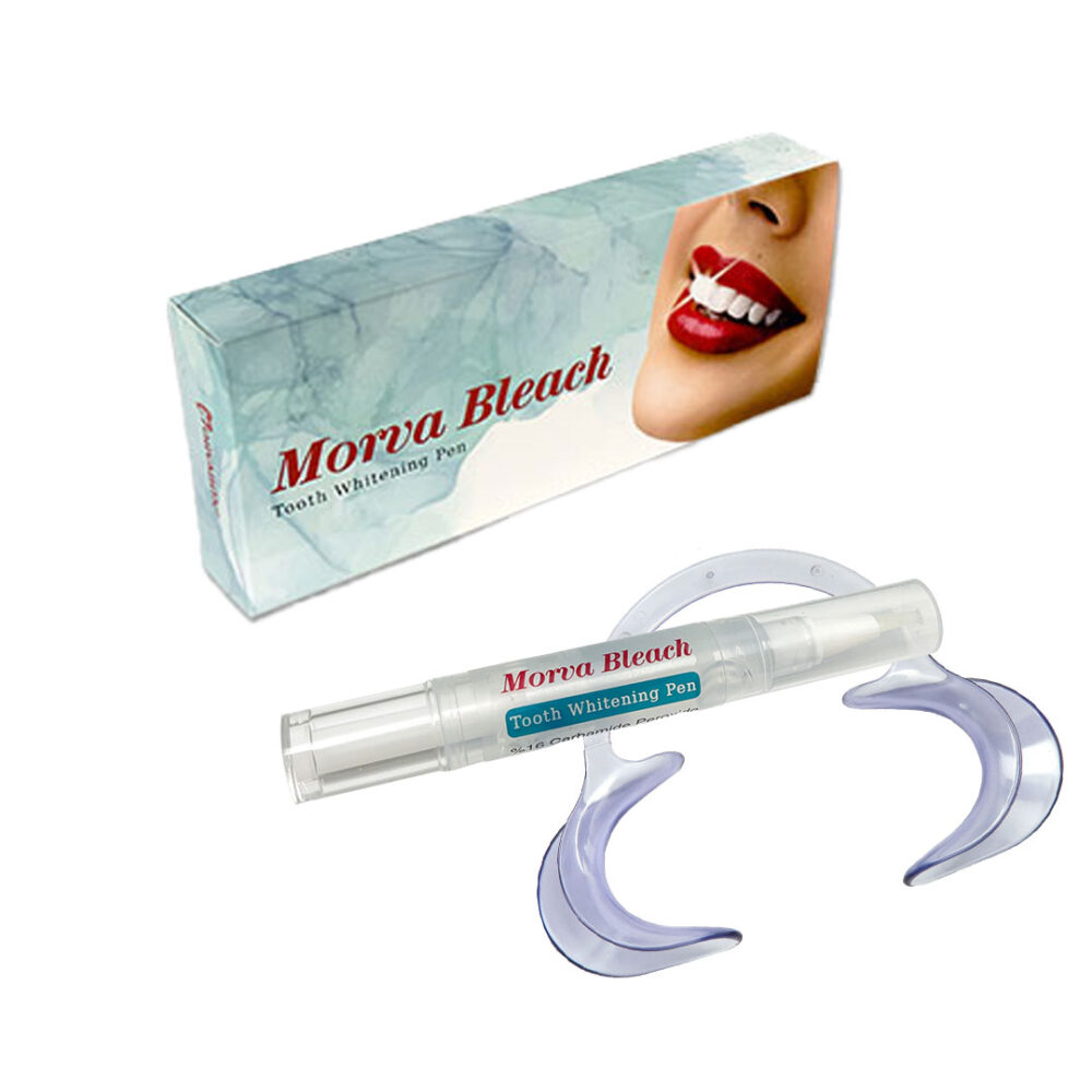 مروابلیچ قلم سفید کننده دندان مروابن + دهان بازکن مروابن Morva Bleach Pen Morvabon