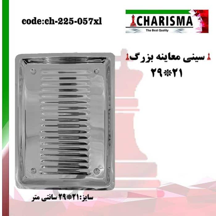 سینی معاینه بزرگ کاریزما CHARISMA کدCH-225-057XL