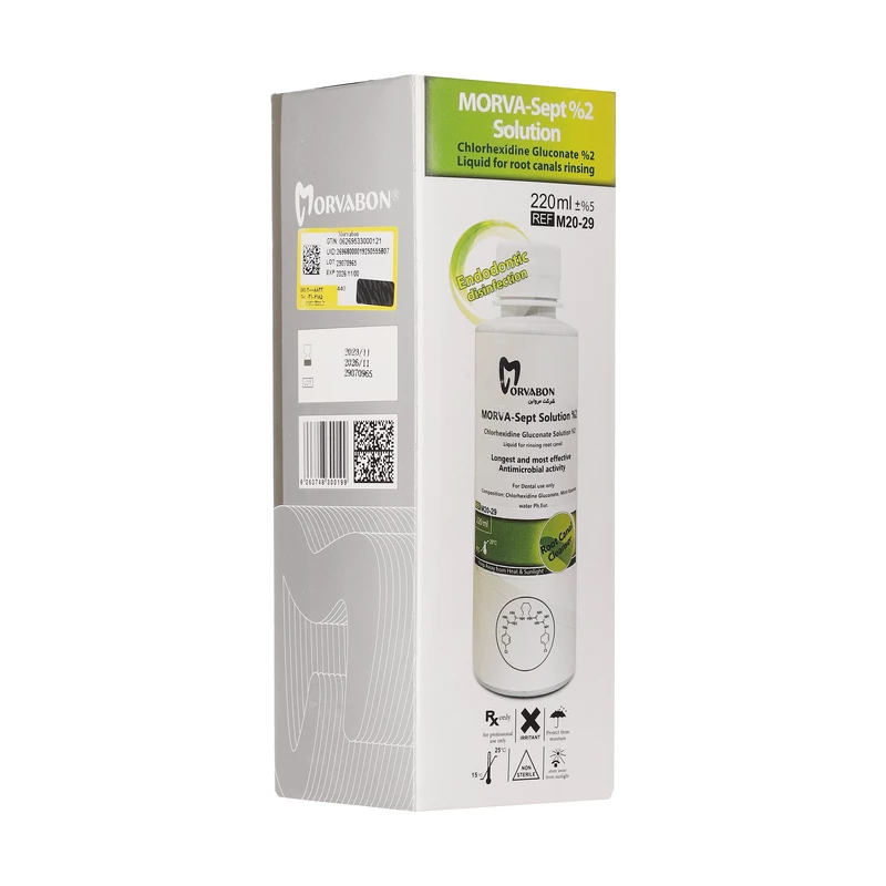 محلول کلرهگزیدین 2% 220 میلی لیتری مروابن Morva Sept Morvabon